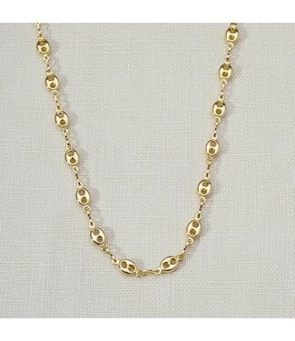 Puff Link Chain Necklace