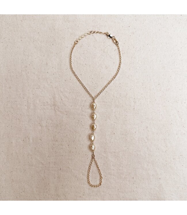 Baroque Pearl Hand Chain
