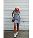 No Caller ID Denim Mini Dress