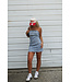 No Caller ID Denim Mini Dress