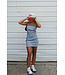 No Caller ID Denim Mini Dress