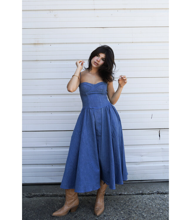 Spin You Around Midi Dress