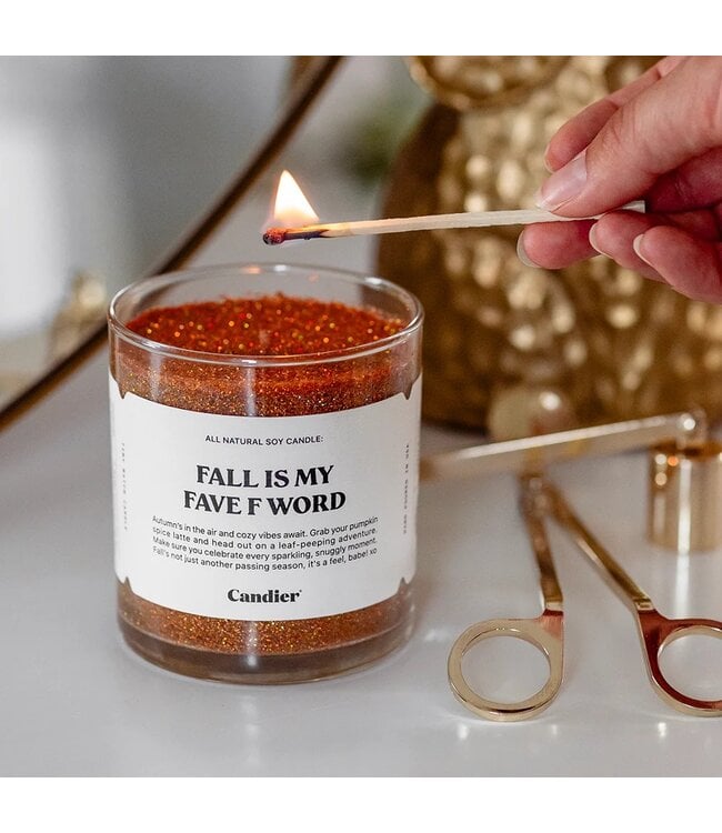 Fav F Word Candle