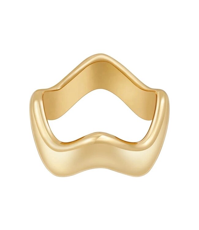 Wave Band Ring