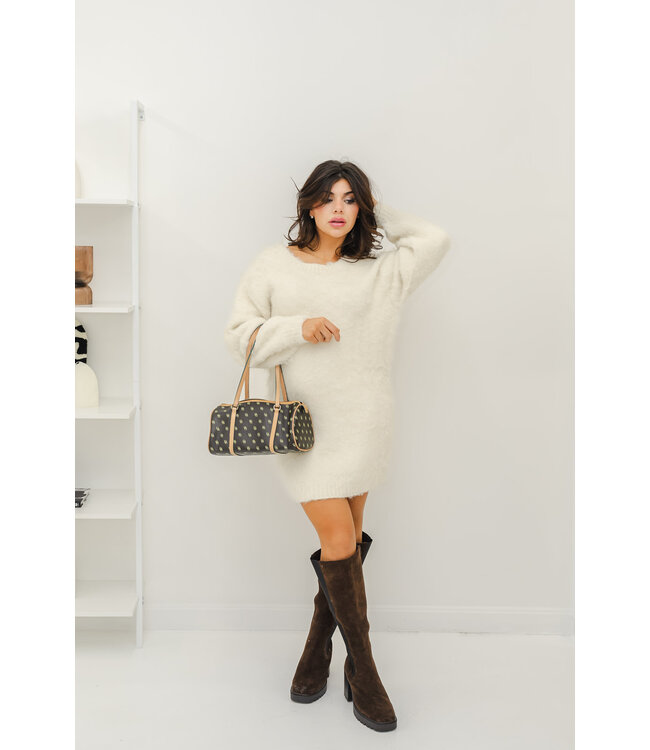 Gather Around Sweater Dress