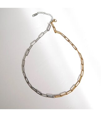 Tallie Paper Clip Necklace