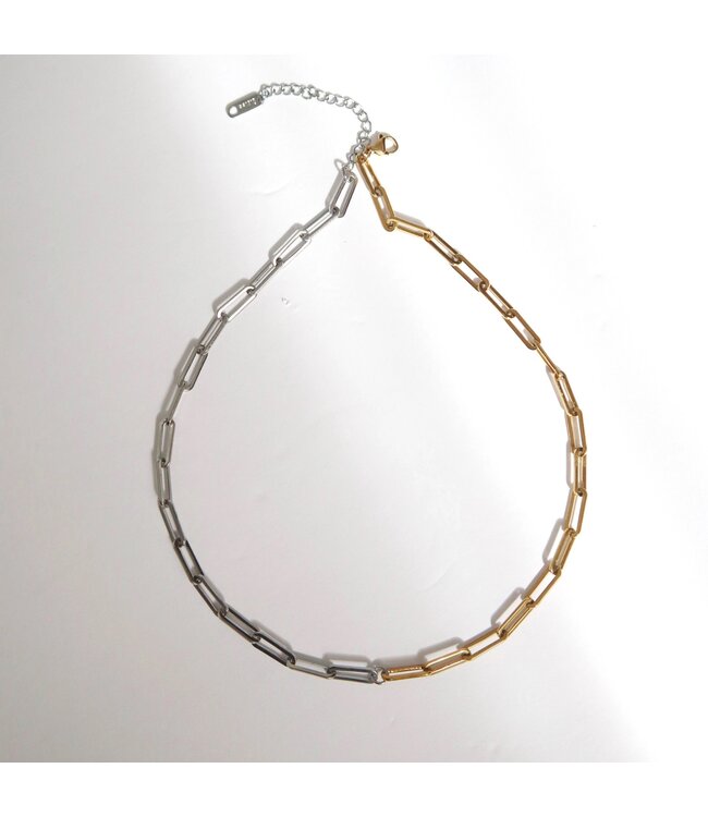 Tallie Paper Clip Necklace