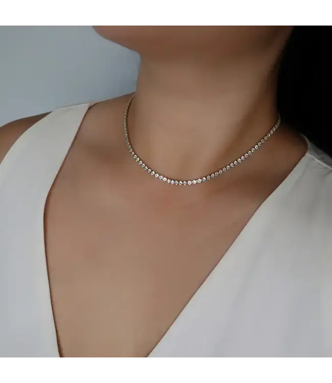 CZ Tennis Necklace