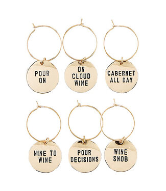Holiday Wine Charm