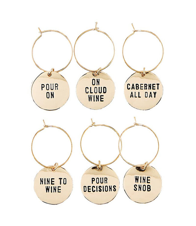 Holiday Wine Charm