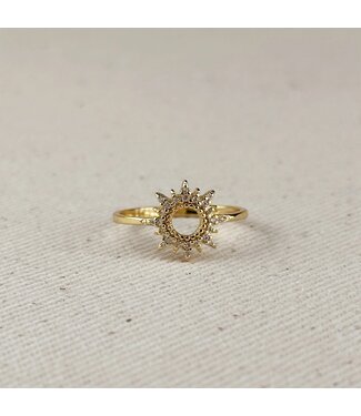Spiked CZ Ring