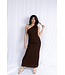 Hot Like Chocolate Midi Dress