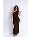 Hot Like Chocolate Midi Dress