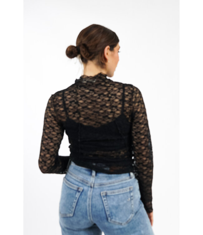 Keep You Waiting Lace Top