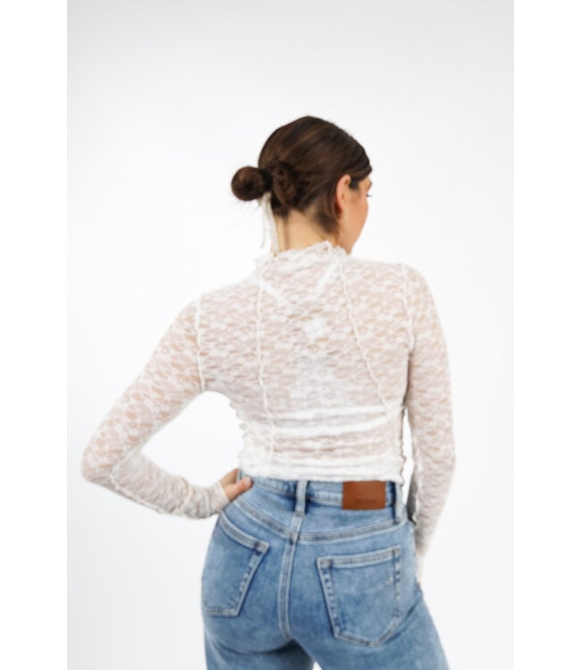 Keep You Waiting Lace Top