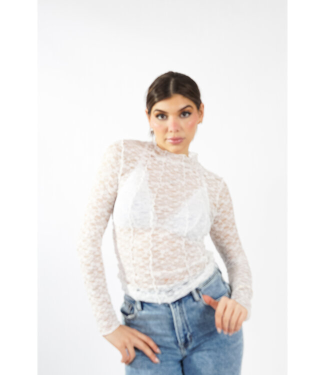 Keep You Waiting Lace Top