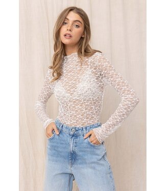 Keep You Waiting Lace Top