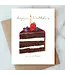 Gluten Free Cake Birthday Card