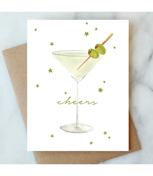 Martinis Cheers Congrats Card