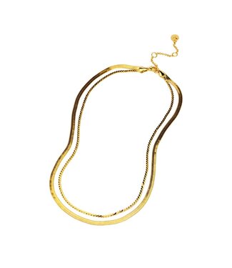 Herringbone Layered Necklace