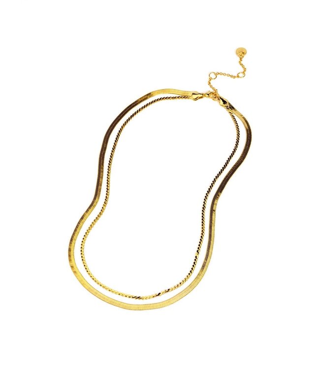 Herringbone Layered Necklace