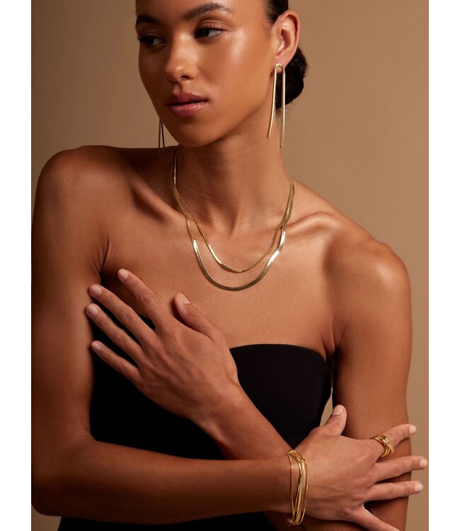 Herringbone Layered Necklace