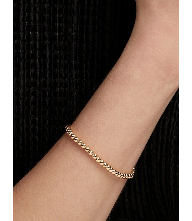 Beaded Metal Bracelet