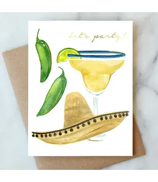 Let's Party Fiesta Birthday Card