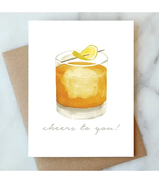 Whiskey Cheers Card