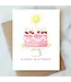 Sparkler Cake Birthday Card