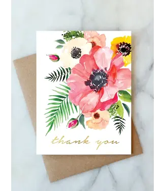 Bouquet Thank You Card