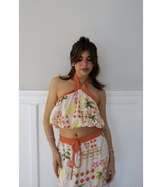 Destination Is Set Halter Top