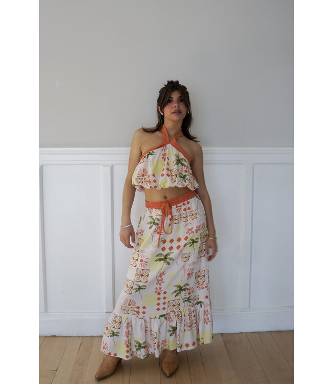 Destination Is Set Maxi Skirt