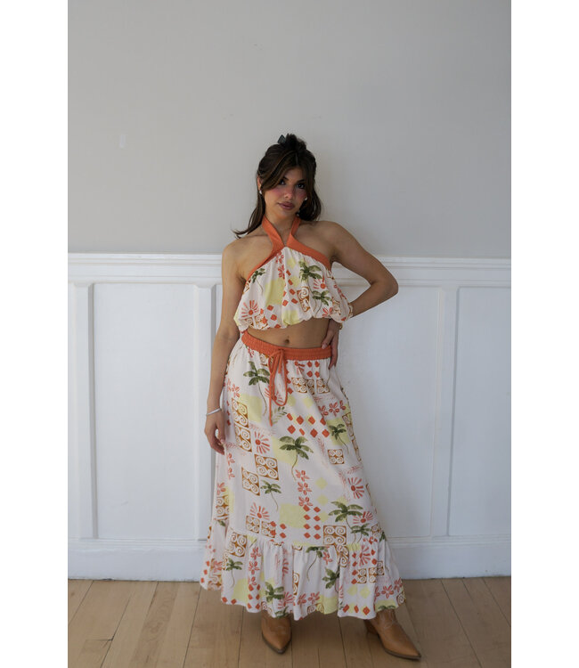 Destination Is Set Maxi Skirt