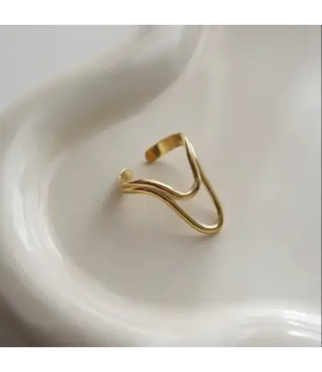 Double Curve Ring