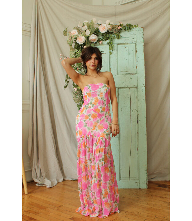 Pink Lady Maxi Dress