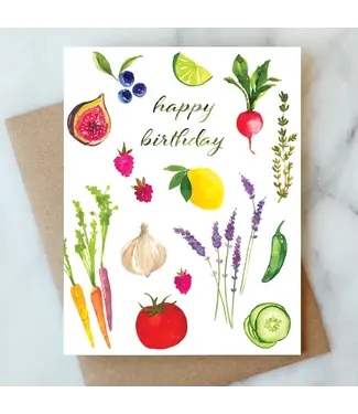 Garden Birthday Card
