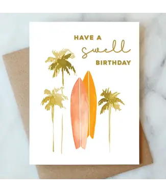 Surf Birthday Card