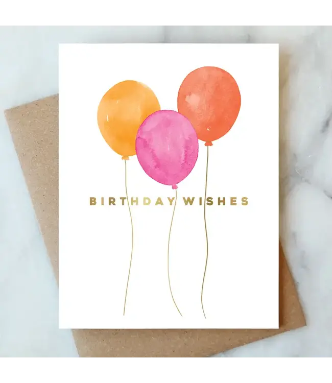 Balloon Birthday Card