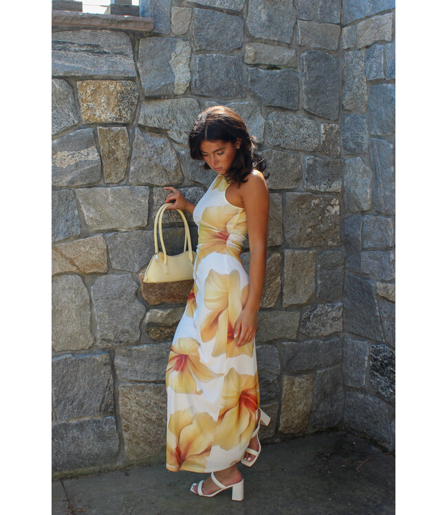 Island Petals Midi Dress