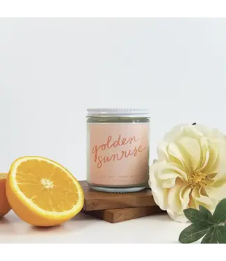 Golden Sunrise Candle