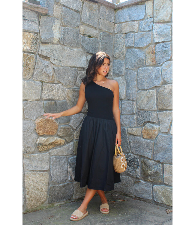 Noir Midi Dress