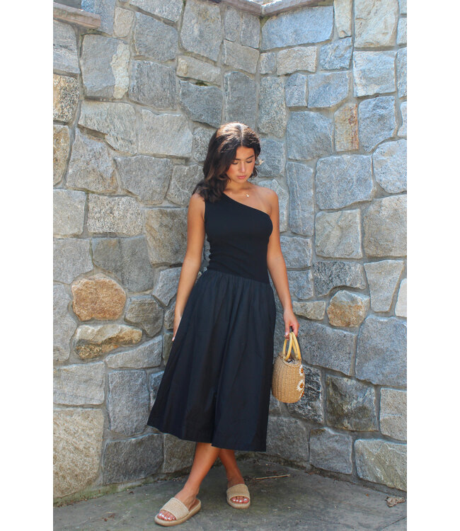 Noir Midi Dress