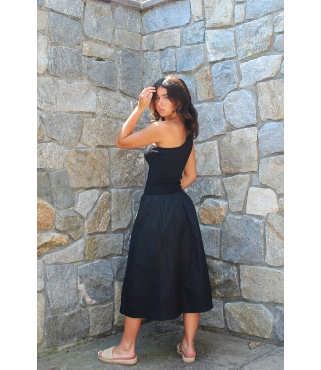 Noir Midi Dress