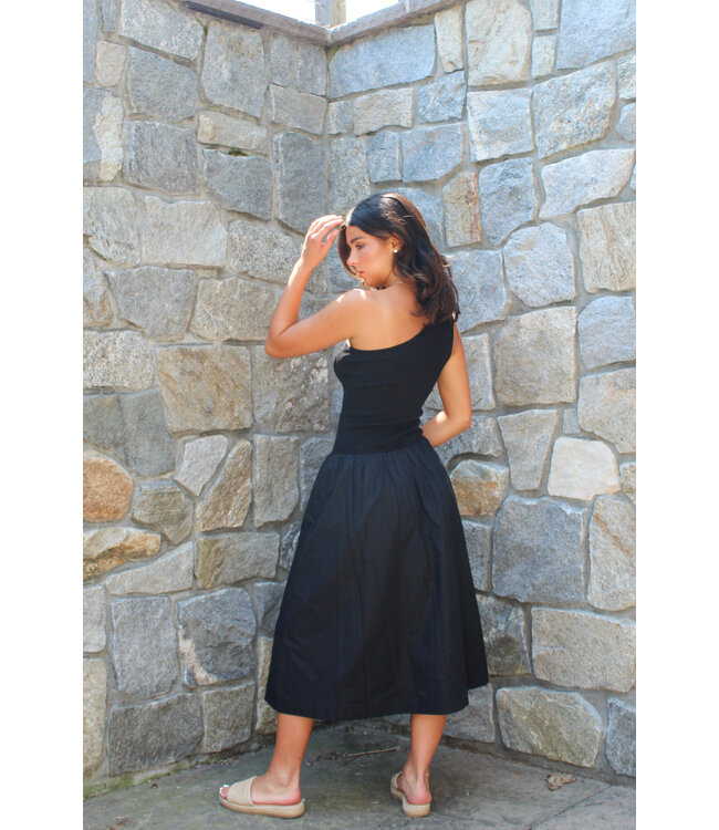 Noir Midi Dress