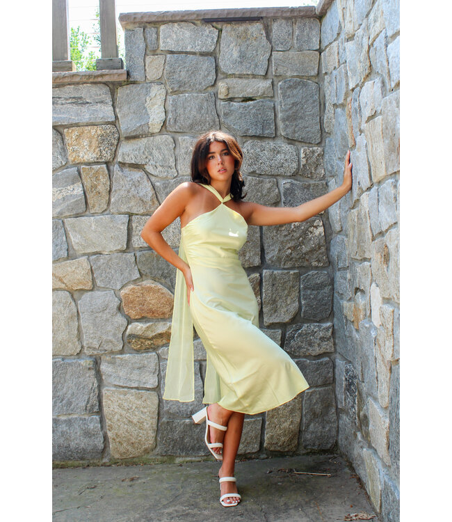 Falling For You Midi Dress