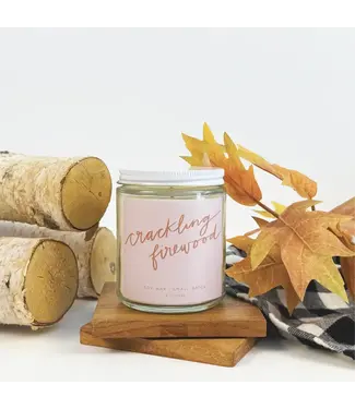 Crackling Firewood Candle