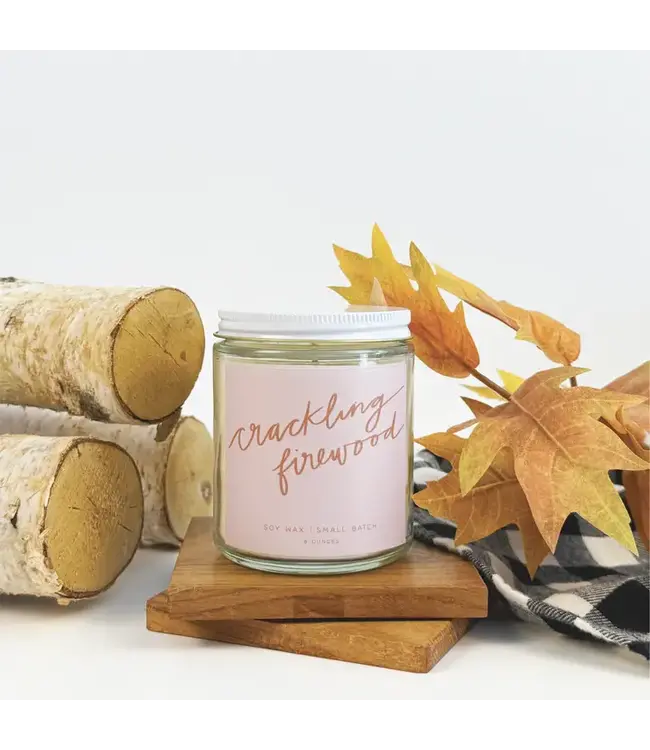 Crackling Firewood Candle