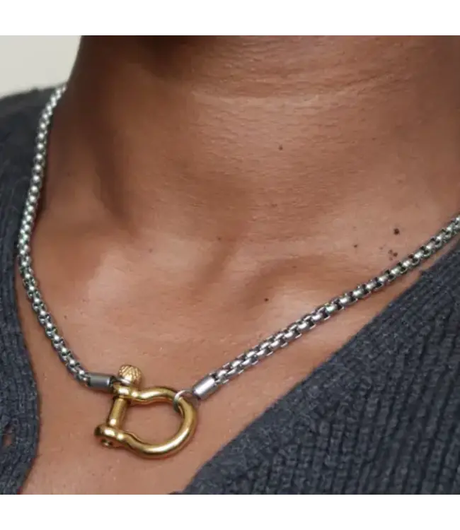 Carabiner Charm Necklace