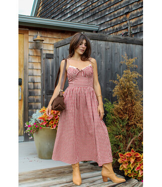 Strawberry Fields Midi Dress